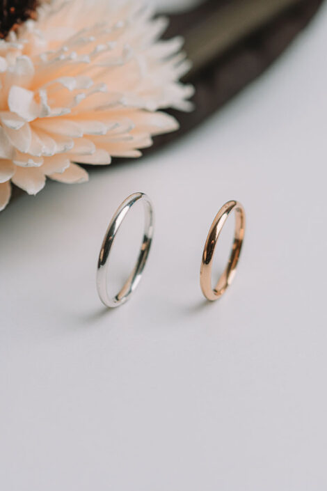 14 Ayar Altın 2mm Tam Bombe Alyans