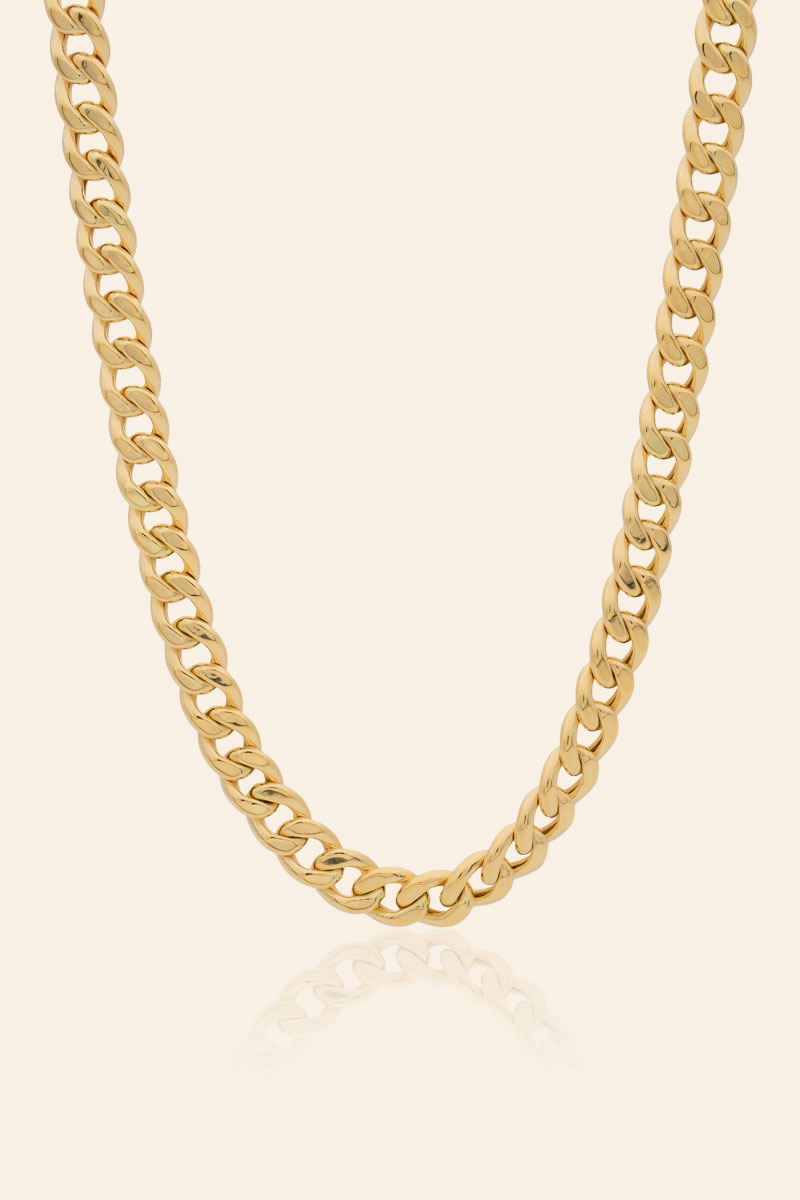 55 cm Altın Zincir Kolye - GZ1 14 Ayar Sarı Altın 55 cm Zincir Kolye - Görsel 1