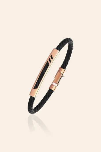 Bay Motto 7.5 Gram Altın ve Gümüş Erkek Bileklik