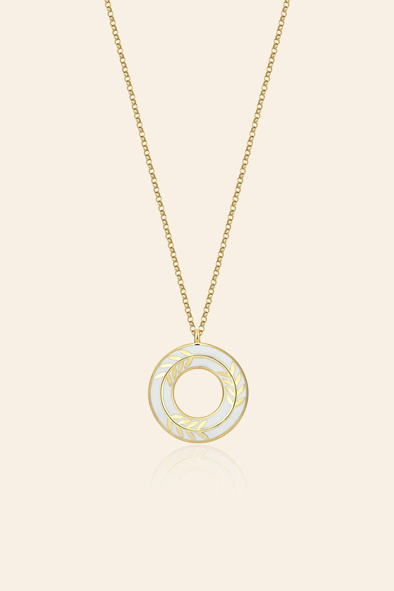 Olivia Altın Kolye - 01134408 14 Ayar Sarı Altın Olivia Koleksiyon Kolye - Görsel 1