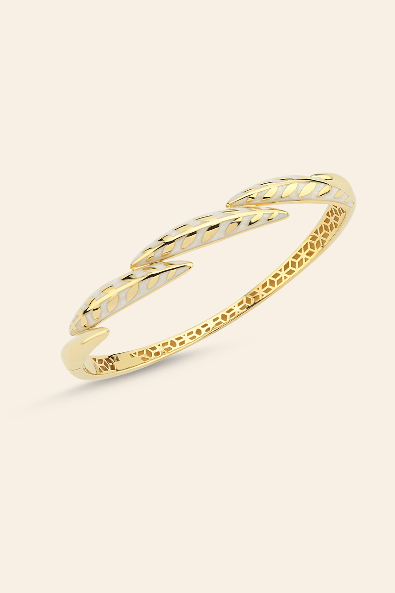 Başlıksız-99 14 Ayar Sarı Altın Olivia Koleksiyon Bilezik - Görsel 1